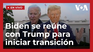 EN VIVO  Joe Biden se reúne con Donald Trump en la Casa Blanca tras elecciones en Estados Unidos [upl. by Acissev402]