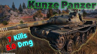 Kunze Panzer  7 Frags 50K Damage Master by player Rafaello1000 [upl. by Eissirc]