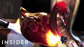 Glassblowing Master Sculpts Realistic Animals Out Of Glass [upl. by Hoffert]