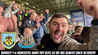 Burnley 14 Newcastle away day vlog  fans HURT THEMSELVES IN THE WILD GOAL CELEBRATIONS [upl. by Helprin703]