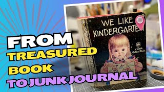 Little Golden Book Junk Journal [upl. by Eisso]