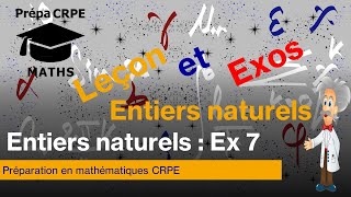 CRPE MathématiquesNombres et ensembles de nombres  Exercice 7 [upl. by Linn120]