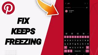 How To Fix Keeps Freezing On Pinterest App [upl. by Anitnas]