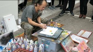 Amazing Street Artist  Taipei Taiwan [upl. by Nessa]