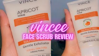 Vince apricot scrub review…Glowup with Daniyaskincare glowup [upl. by Mendoza]