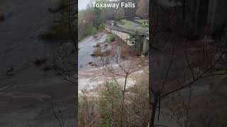 Toxaway Falls  Highway 64 NC Waterfall Byway Scenic Drive [upl. by Sankey]