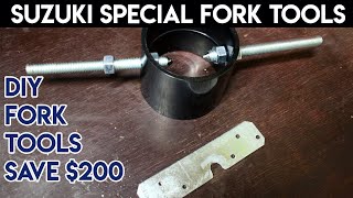 how to make suzuki special fork tools for GSXR forks [upl. by Juback]