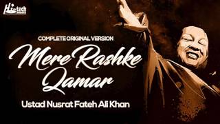 MERE RASHKE QAMAR Original Complete Version  USTAD NUSRAT FATEH ALI KHAN  OFFICIAL VIDEO [upl. by Jaddo]