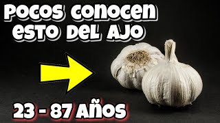 Si TIENES entre 23 y 87 AÑOS debes ver ESTE VÍDEO Beneficios de comer AJO  Alimento saludable [upl. by Frangos549]