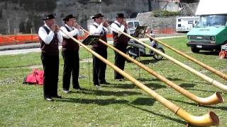 Alphorn Festival Nendaz Switzerland [upl. by Cher154]