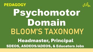 How to learn Psychomotor Domain education pedagogy exam [upl. by Trella]