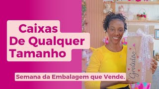 COMO FAZER CAIXAS DE PAPEL DE TODOS OS TAMANHOS  DIY  SEMANA DA EMBALAGEM QUE VENDE [upl. by Nnov]