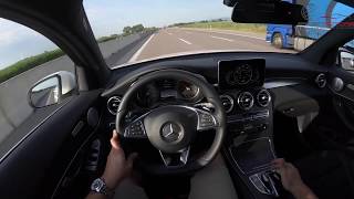 MERCEDES GLC 250 COUPE AUTOBAHN POV [upl. by Amathiste]