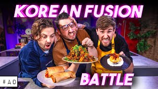 Korean Fusion Cooking Battle  Sorted Food [upl. by Anair]