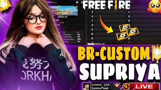 🛑FREE FIRE LIVE GIVEAWAY CUSTOME ROOM  FREE FIRE GIRL TEAM CODE GIVEAWAY freefirelive ffgirllive [upl. by Eedya]