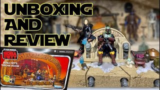 Star Wars The Vintage Collection Boba Fett’s Throne Room Unboxing and Review [upl. by Dixie]