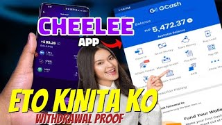 LIVE WITHDRAWAL SA CHEELEE APP at MAGKANO KINITA KO Proof Of Pay out sa Cheelee AppLEGIT GUYS [upl. by Aldarcie]