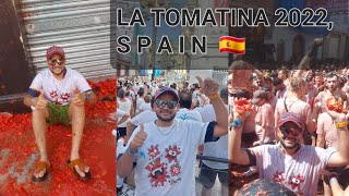 La Tomatina 2022 Spain [upl. by Ettenrahs428]