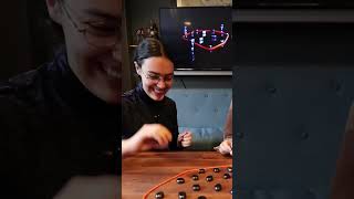 A Tabletop Game using Magnets Sisters play the Kluster game [upl. by Colas]