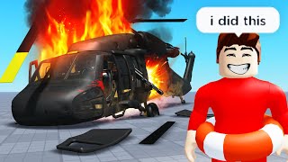 I got fired from the Roblox Air Force [upl. by Narhet]