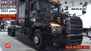 2023 Mack Anthem Black Limited Edition  Exterior And Interior  Truck World 2022 Toronto [upl. by Keverian]