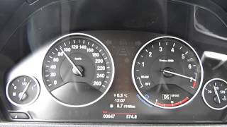 BMW 335i F30 xDrive Acceleration 0150 kmh [upl. by Utica]