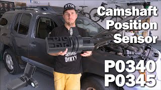 How To Replace Cam Position Sensors In A XterraFrontierPathfinder  For Codes P0340 and P0345 [upl. by Havens]