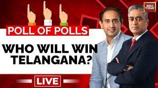 Telangana Exit Poll 2023 LIVE  Opinion Poll Survey for Telangana Elections 2023  India Today Live [upl. by Gaddi722]