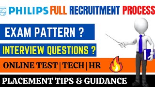 Philips Recruitment Process  Updates Syllabus  Exam Pattern  Interview  How To Crack  Prepare [upl. by Annavoj287]