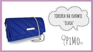 Torebka Wyszywana na Plastikowej Kanwie  Kopertówka quotOLALAquot  Jak zrobić  Plastic Canvas Bag [upl. by Madelaine]