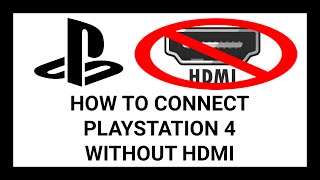 How to connect PS5  PS4  XBOX Series X  S to a Monitor WITHOUT Hdmi  DVI VGA [upl. by Halyk]