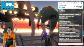 Zwift  Group Ride Stage 5  Ride  Tour de Zwift 2024 C on Innsbruckring in Innsbruck [upl. by Anhaj]