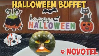 5 Star hotel lunch buffet  Food Exchange  Novotel Chennai Chamiers Road  Halloween theme [upl. by Newell905]