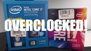 i7 6800K Vs i7 5820K Vs i7 6700K OVERCLOCKED TO 44GHz BENCHMARK PART 2 [upl. by Verlee]