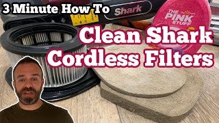 How to Clean Shark Cordless Vacuum Filters [upl. by Roselle693]