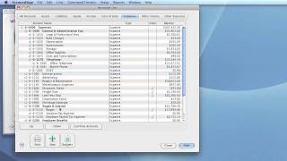 Creating Accounts in AccountEdge [upl. by Eward96]