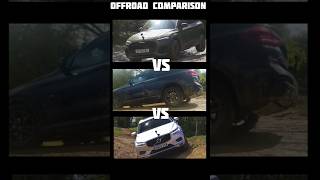 BMW X3 vs AUDI Q5 vs VOLVO XC60 offroadbattle credit  carwow youtubeshorts shorts carwow bmw [upl. by Misti308]