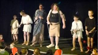 Olney Rugby Club Panto 2011  Peter Pan  Indian Daughters  Running Bearwmv [upl. by Attem]