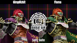 GimpBizkit Ganondorf vs Fisma Ganondorf  Braveheart Brawl 2024 Salty Suite [upl. by Tove]