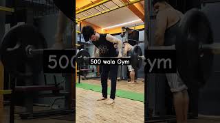 2000 vs 500 wala gym gymexercisescomedyinstagramfunnyfitnessmotivationfitnessjourney [upl. by Aihsatan722]