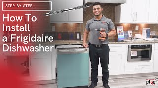 How To Install A Frigidaire Dishwasher  Installation [upl. by Lorolla]