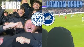 LIMBS IN THE LONDON DERBY AS QPR SMOKE MILLWALL 20 [upl. by Odravde]