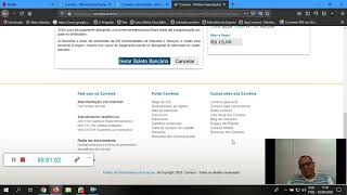 PROBLEMA EM GERAR BOLETO DE DESPACHO POSTAL DOS CORREIOS POR PROBLEMA [upl. by Bohi]