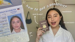 HOW TO GET A PASSPORT 2022  requirements process step by step 🇵🇭 [upl. by White]