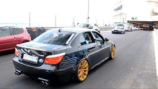 BMW M5 E60 Accelerations amp Revs in Monaco [upl. by Sheply813]