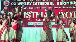 Classical Dance by CSI WESLEY CATHEDRAL Sunday School children 251124 [upl. by Ralyat425]