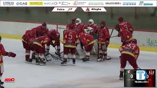 Hockey serie B vittoria dellAlleghe nel derby [upl. by Ymor108]