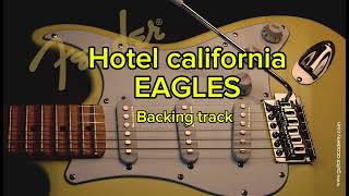 Hotel california BACKING TRACK [upl. by Aiykan]