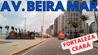 Tour Completo pela Av Beira Mar Fortaleza Praia de Iracema Praia do Meireles e Praia do Mucuripe [upl. by Marcellina]