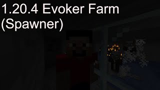 1204 Evoker Farm for Spawner Plugin No Vexes and EZ [upl. by Hcone]